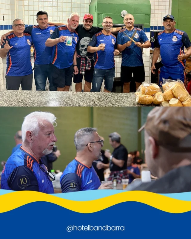O grupo Real Manguaça, de Navegantes, escolheu o Hotel Bandeirantes da Barra para viver um momento especial de confraternização — e foi daquele jeito: churrasco completo, muita alegria e um clima de amizade que tomou conta do espaço. 

Com estrutura ampla, áreas ao ar livre e toda a comodidade de um hotel pé na areia, o Hotel Bandeirantes da Barra é o lugar perfeito para confraternizações de fim de ano, encontros de empresas, grupos de amigos e famílias que desejam celebrar com conforto e privacidade.

Se você também quer viver um momento assim, entre em contato e reserve seu espaço para o seu evento!

Transforme sua confraternização em uma experiência inesquecível à beira-mar. 

#HotelBandeirantesDaBarra #BalneárioBarraDoSul #Confraternização #FimDeAno #Churrasco #EventoCorporativo #TurismoSC #HotelPéNaAreia #MomentosInesquecíveis