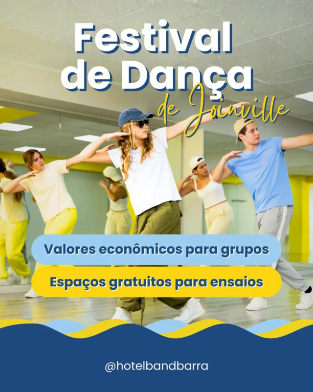 ✨💃 O Festival de Dança de Joinville está chegando, e o seu grupo já tem lugar certo para ficar!

No Hotel Bandeirantes da Barra, oferecemos valores econômicos para grupos e espaços gratuitos para ensaios, garantindo conforto, praticidade e tranquilidade durante toda a experiência.🤗

E mais:
📍Localização privilegiada, de frente pro mar.
🌇Apenas 50km de Joinville
🛌Apartamentos individuais, duplos e triplos, podendo ser adicionado colchões extras
☕Café da manhã cortesia
🚍Estacionamento amplo e gratuito
👨🏻‍✈️Motoristas hospedam-se sem custos

Venha dançar, ensaiar e descansar do jeito que você merece no Festival de Dança de Joinville 2026.
👉 Entre em contato e faça sua reserva (link na bio).

#FestivalDeDança #Joinville #HotelBandeirantesDaBarra #GruposDeDança #HospedagemEconômica