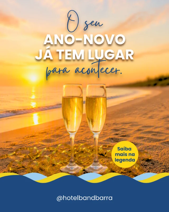🥂✨ O seu Ano-Novo já tem lugar para acontecer.

Imagine brindar a chegada de 2027 com os pés na areia, o som do mar ao fundo e uma vista privilegiada para um dos espetáculos mais aguardados do litoral: a queima de fogos de Balneário Barra do Sul. 🎆🌊

No Hotel Bandeirantes da Barra, preparamos um Réveillon especial para você e sua família começarem o novo ano com conforto, lazer e momentos inesquecíveis!

Seu pacote inclui: 
🍾 Espumante no apartamento para celebrar a virada
 ☕ Café da manhã completo todos os dias
 🎆 Vista privilegiada para a queima de fogos da cidade
 🏊 Piscina com vista para o mar
 🧖 Sauna seca
 🎲 Sala de jogos
 🛝 Área Kids
 🚗 Estacionamento gratuito
 📶 Wi-Fi gratuito

✨ Reservas acima de 4 diárias ganham 10% de desconto.

Além disso, você estará hospedado de frente para o mar, em um ambiente acolhedor, familiar e com toda a estrutura necessária para aproveitar cada momento das suas férias.

⚠️ Vagas limitadas para o Réveillon 2026/2027.

Garanta sua reserva com antecedência e venha brindar a chegada de um novo ano cercado pelas pessoas que você ama, pela beleza do mar e por experiências que ficarão para sempre na memória. 💙🥂✨

📲 Entre em contato com nossa Central de Reservas (Link na Bio).

#Reveillon2027 #AnoNovoNaPraia #HotelBandeirantesDaBarra #BalnearioBarraDoSul #ViradaDoAno